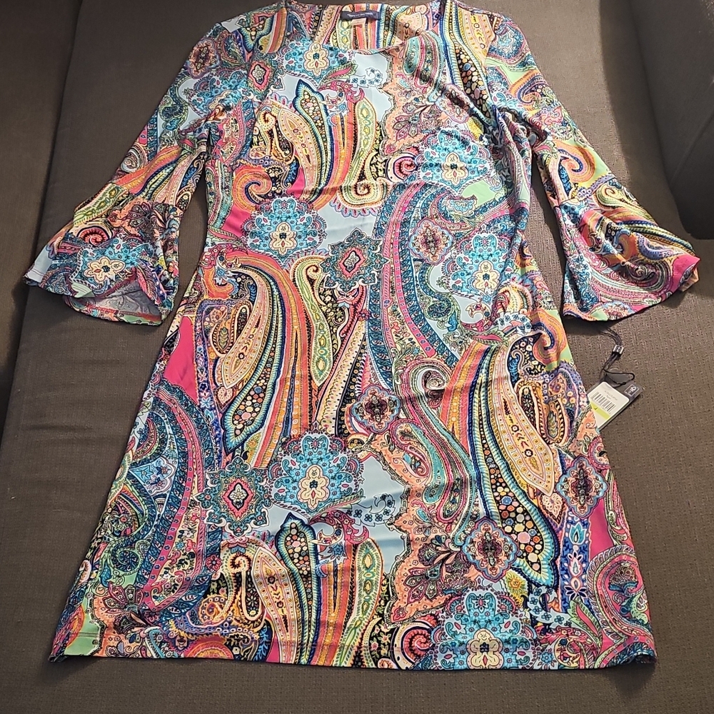 Tommy Hilfiger Multicolor Paisley Dress